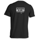 Autó-motor5 pamut póló - fekete