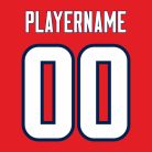 Egyedi hokimez – „Wasington Capitals” design, sötét