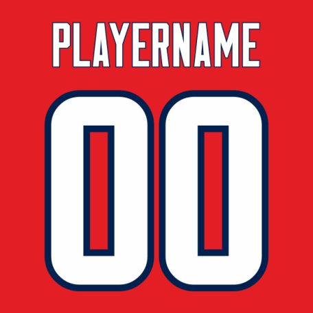 Egyedi hokimez – „Wasington Capitals” design, sötét