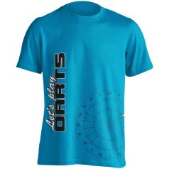 Darts pamut póló - 02 zafír