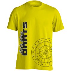 Darts pamut póló - 02 sárga