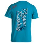 Sárkányhajó1 pamut póló - turkiz