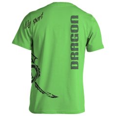 Sárkányhajó2 pamut póló - lime