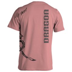 Sárkányhajó2 pamut póló - világos rózsaszín