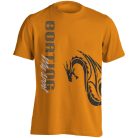 Sárkányhajó2 pamut póló - narancs