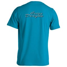 Sárkányhajó3 pamut póló - türkiz