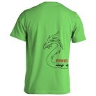 Sárkányhajó6 pamut póló - lime