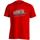 Hungarian Darts Trophy -  pamut póló 4 (piros)
