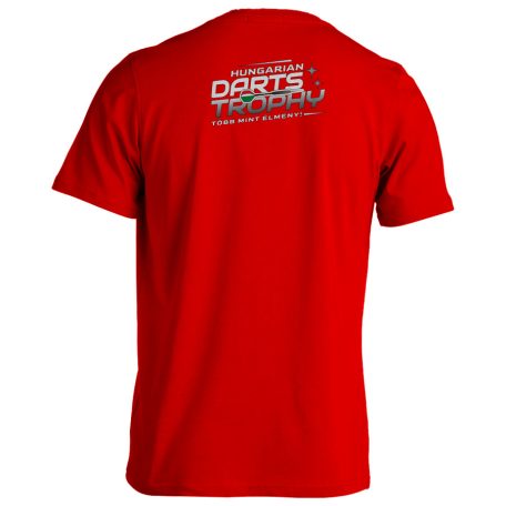 Hungarian Darts Trophy -  pamut póló 4 (piros)