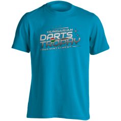Hungarian Darts Trophy -  pamut póló 4 (türkiz)