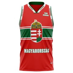 Hajrá Magyarok atléta1 - piros (egyedi névvel)
