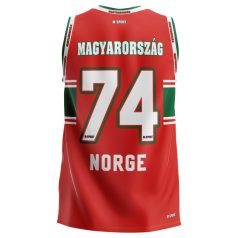 Hajrá Magyarok atléta1 - piros (egyedi névvel)