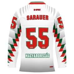 Magyarország szurkolói mez - fehér (egyedi névvel)