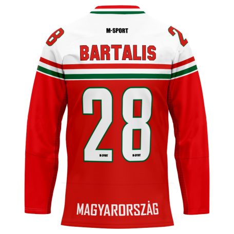 Replika mez 2016 - piros (egyedi névvel)