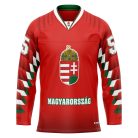 Magyarország szurkolói mez - piros (egyedi névvel)