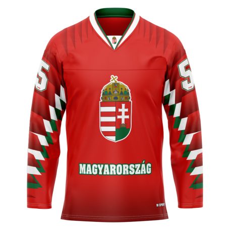 Magyarország szurkolói mez - piros (egyedi névvel)