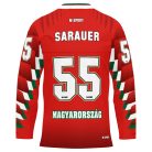 Magyarország szurkolói mez - piros (egyedi névvel)