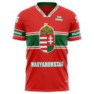 Hajrá Magyarok rövidujjú mez2 - piros (egyedi névvel)