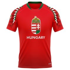 Hajrá Magyarok rövidujjú mez3 - piros