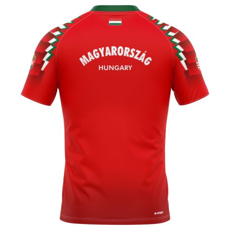 Hajrá Magyarok rövidujjú mez3 - piros