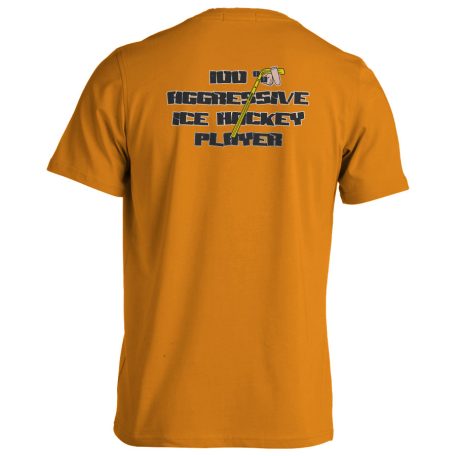 Jégkorong1 pamut póló - narancs