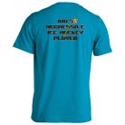 Jégkorong1 pamut póló - türkiz