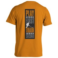 Jégkorong6 pamut póló - narancs