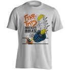 Jégkorong7 pamut póló - fehér