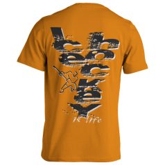 Jégkorong8 pamut póló - narancs