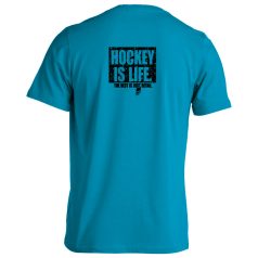 Jégkorong10 pamut póló - türkiz