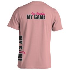 Jégkorong11 pamut póló - világos rózsaszín