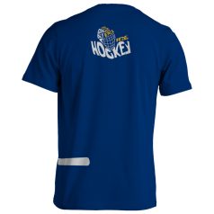 Jégkorong12 pamut póló - sötétkék