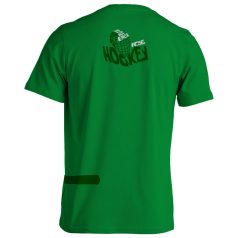 Jégkorong12 pamut póló - zöld