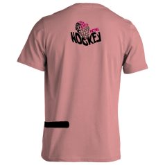 Jégkorong12 pamut póló - világos rózsaszín