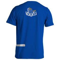 Jégkorong12 pamut póló - királykék