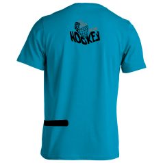 Jégkorong12 pamut póló - türkiz