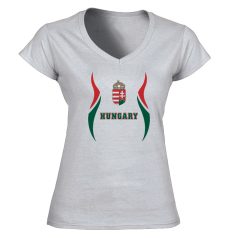 Hungary1 női pamut póló - fehér