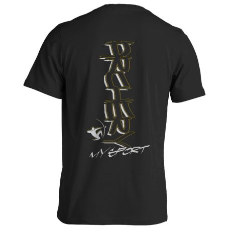 Íjászat1 pamut póló - fekete