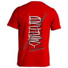 Íjászat4 pamut póló - piros