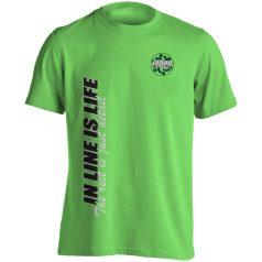 Inline3 pamut póló - lime