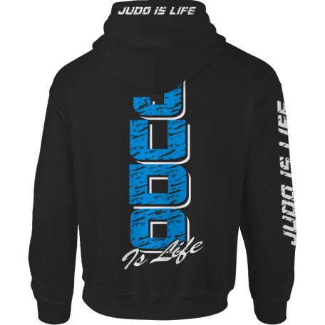Judo1 kapucnis pulóver - fekete1