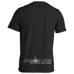 Judo1 pamut póló - fekete