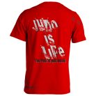 Judo3 pamut póló - piros