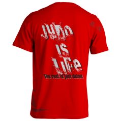 Judo3 pamut póló - piros
