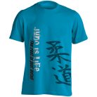 Judo3 pamut póló - türkiz