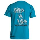 Judo3 pamut póló - türkiz