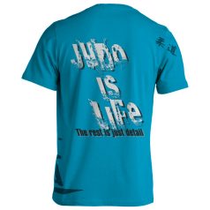 Judo3 pamut póló - türkiz