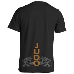 Judo5 pamut póló - fekete