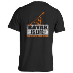 Kajak1 pamut póló - fekete