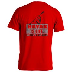 Kajak1 pamut póló - piros